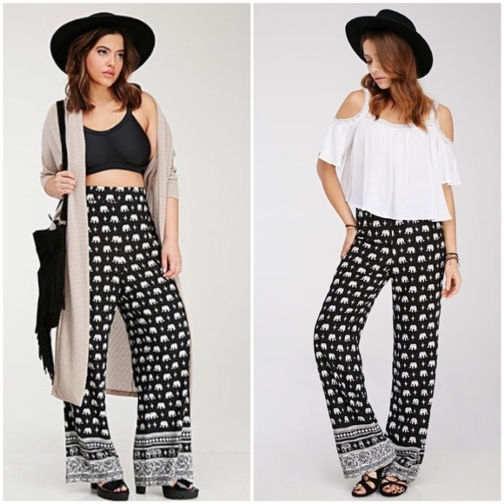 Elephant pants w/ wide leg
